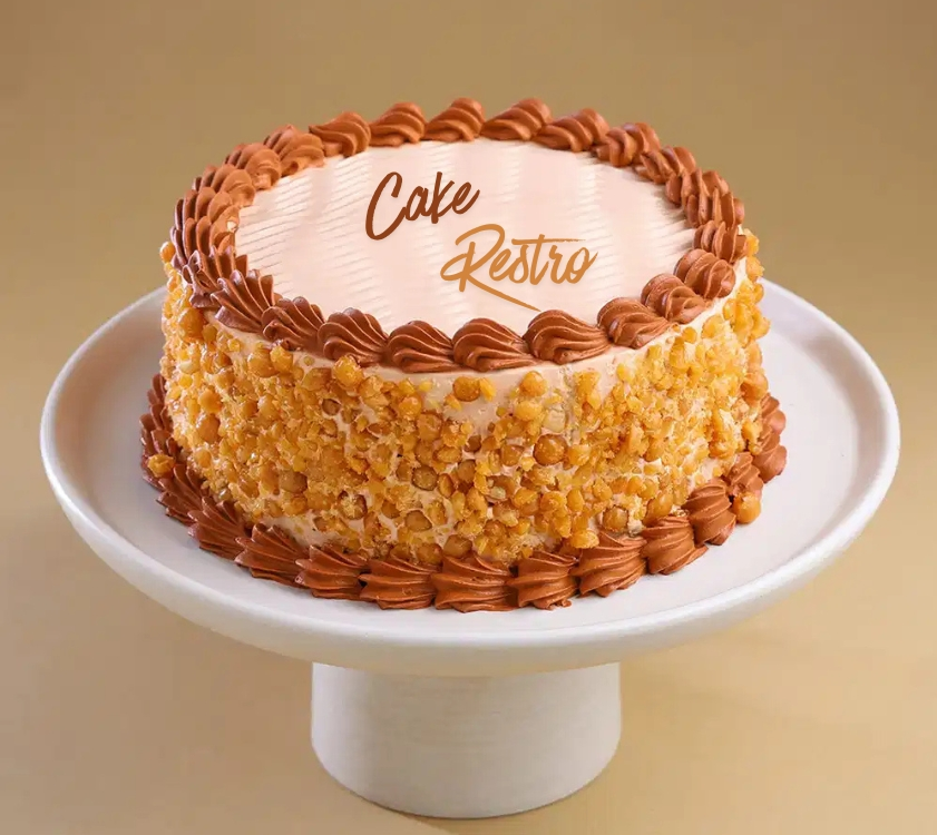 Crunchy Butterscotch Bliss Cake - Fresh Cake