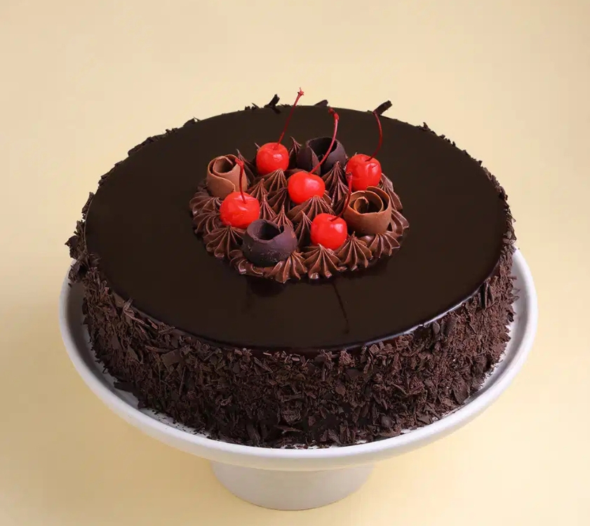 Glazed German Black Forest Cake